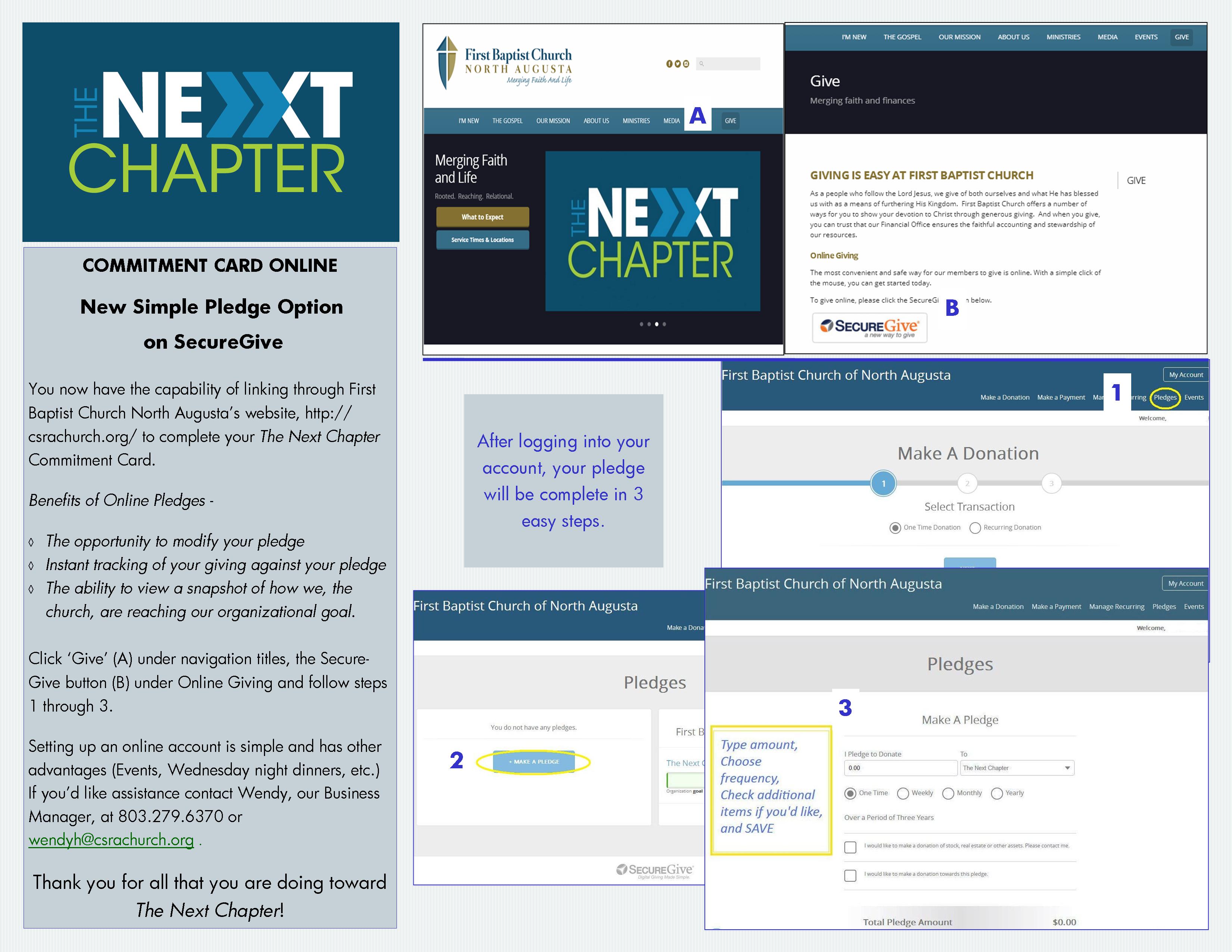 how to make a church program